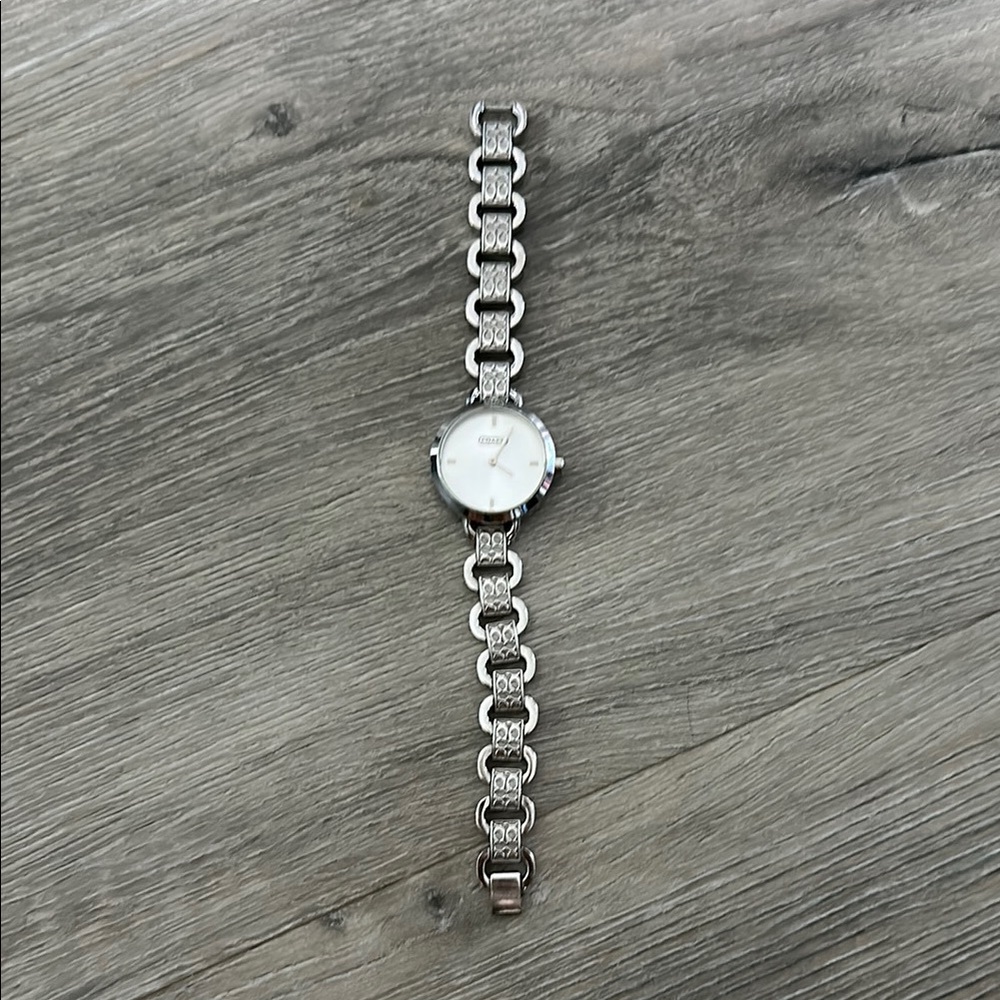 Coach Silver Watch